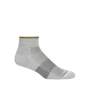 Blizzard Heather Men's Icebreaker Merino Multisport Light Mini Socks | USA 1032BEXC